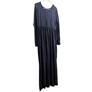 Navy Blue Maternity Maxi Dress XL